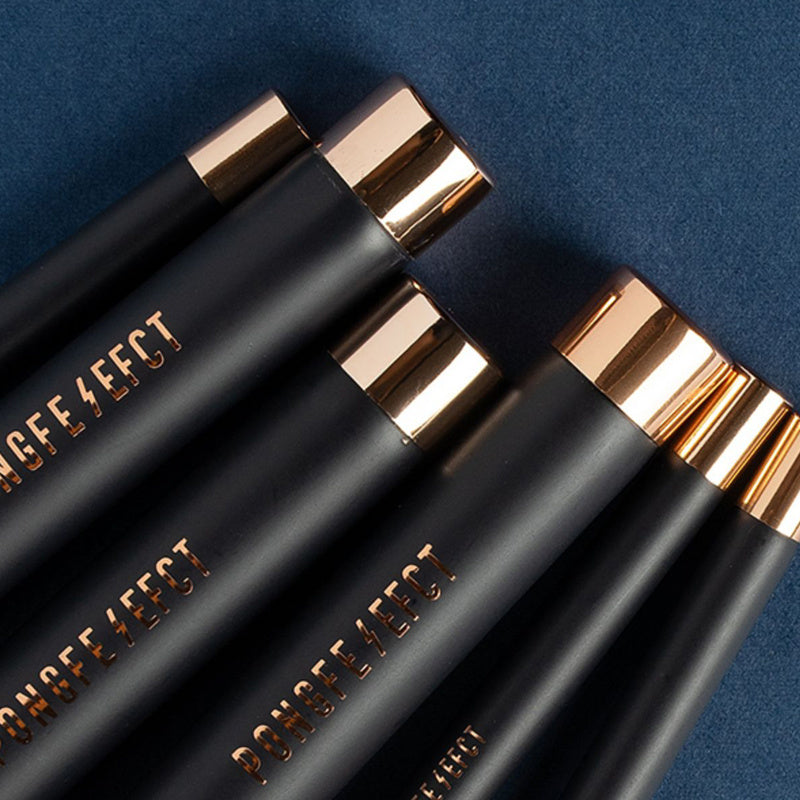 Fashion Magnet Makeup Brush Set – 24PCS Professional Real Hair Brushes with Stand & Pouch