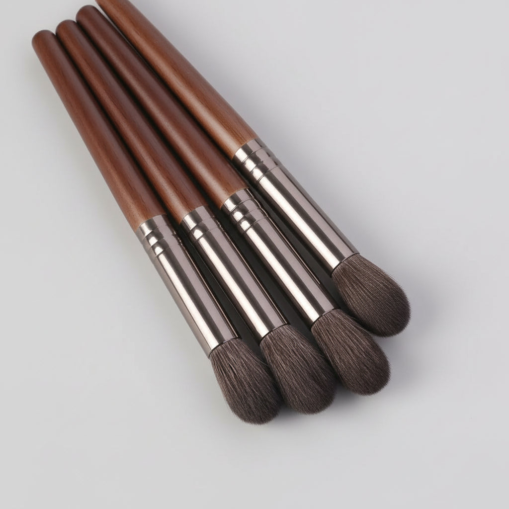 1PC Professional Eye Shadow Brush – Dome-Shaped Goat Hair Blending Tool for Makeup Artists