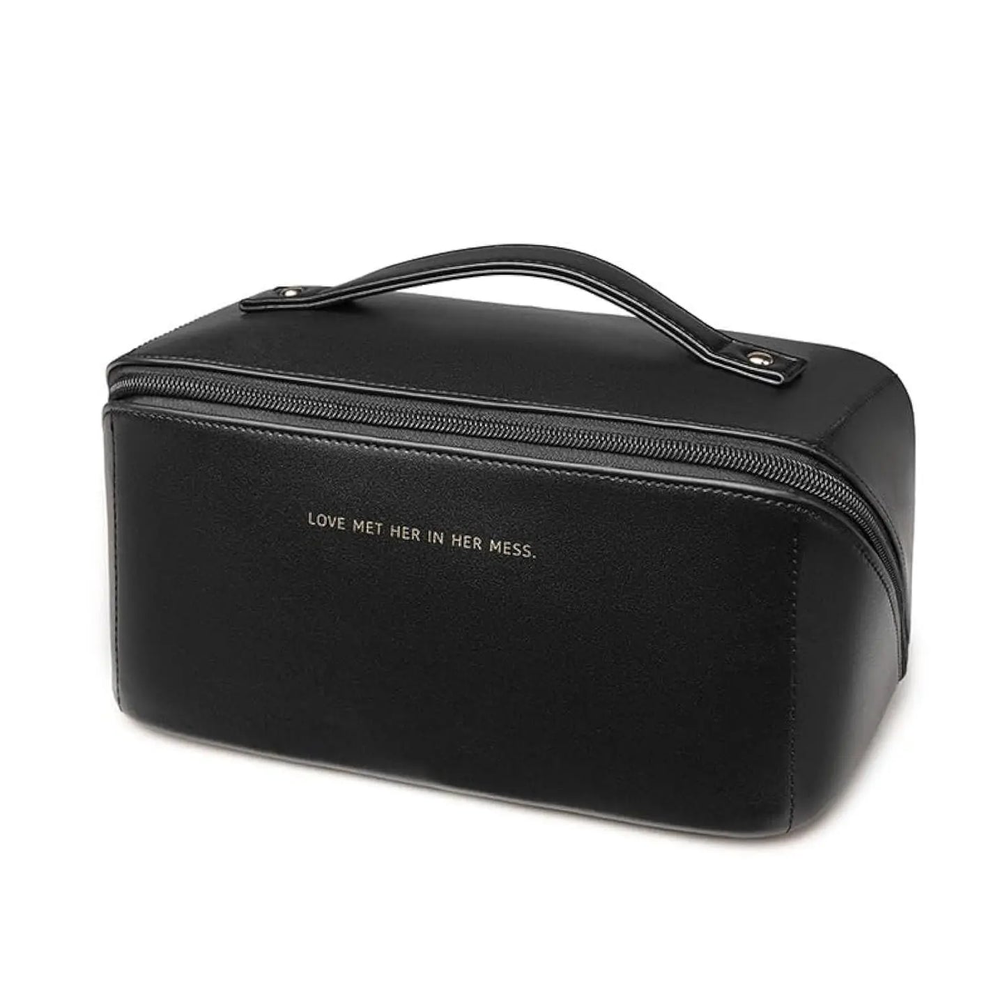 Travel Makeup Bag – Large Waterproof PU Leather Organizer