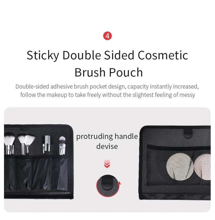 Professional Makeup Case with LED Mirror – Rolling Cosmetic Cart for Hairstylists & Salons