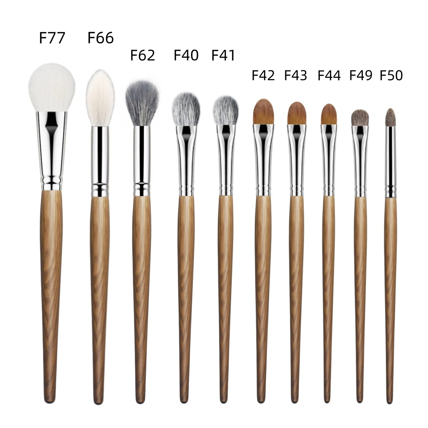 Natural Goat Hair Blush & Highlighter Brush – Pro Shadow & Bronzer Tool