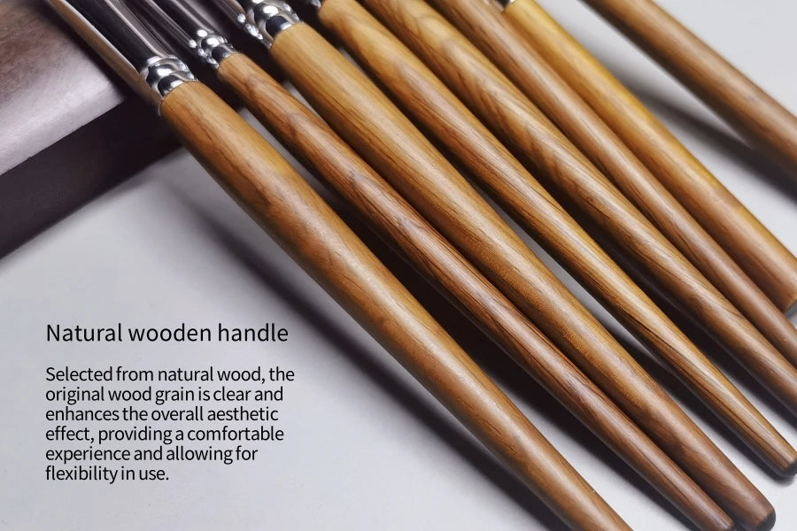 Natural Goat Hair Blush & Highlighter Brush – Pro Shadow & Bronzer Tool