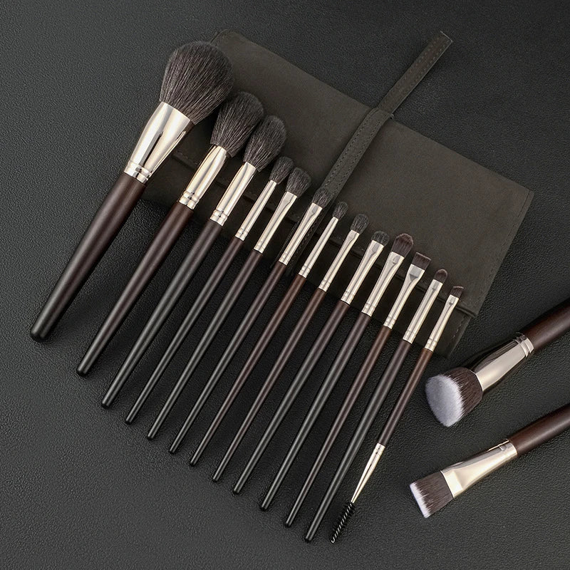 Makeup Brush Set Natural Goat Hair 15pcs New Arrivals Professional Makeup Brushes