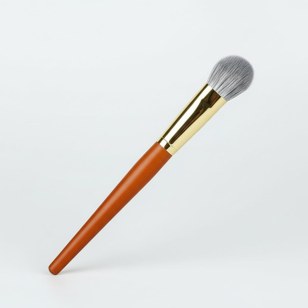Natural Goat Hair Blush Brush – Pro Makeup Tool