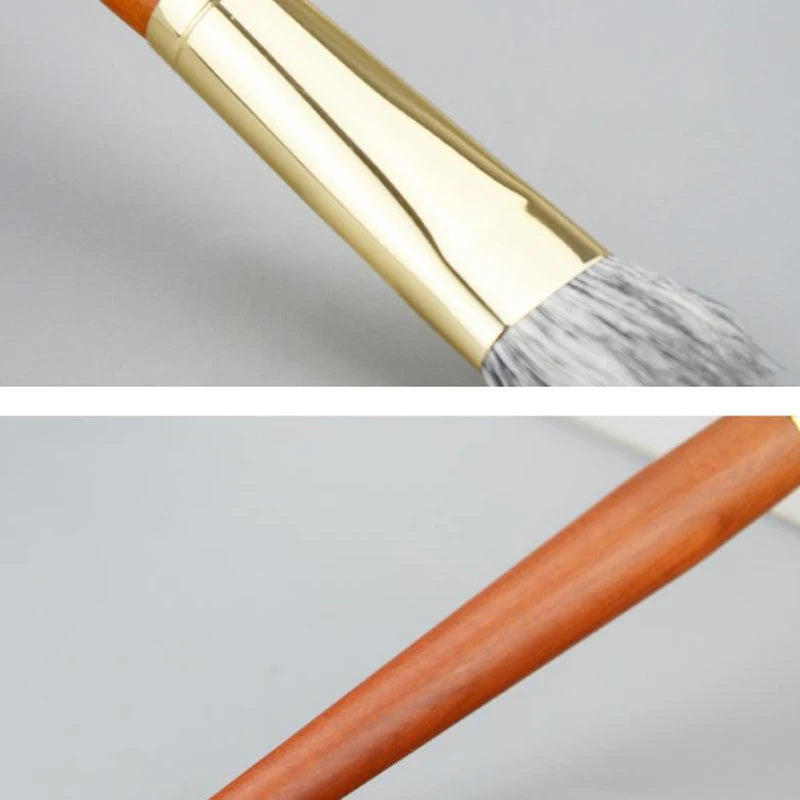 Natural Goat Hair Blush Brush – Pro Makeup Tool