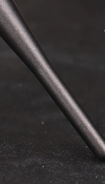 Grey Bevel Nose Shadow Brush – Soft Squirrel Hair with Solid Wood Handle