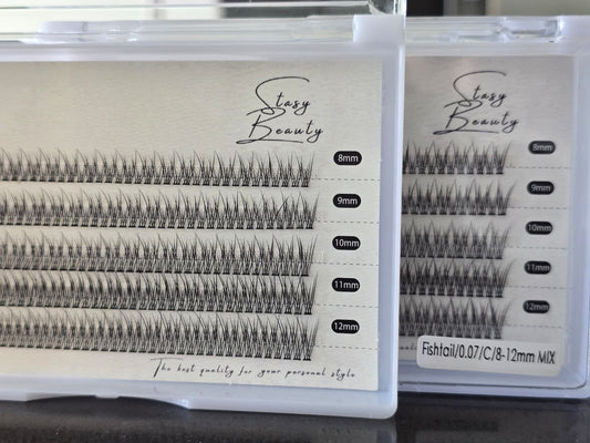 Stasy Beauty™ Fishtail/0.07/C/8-12mm MIX