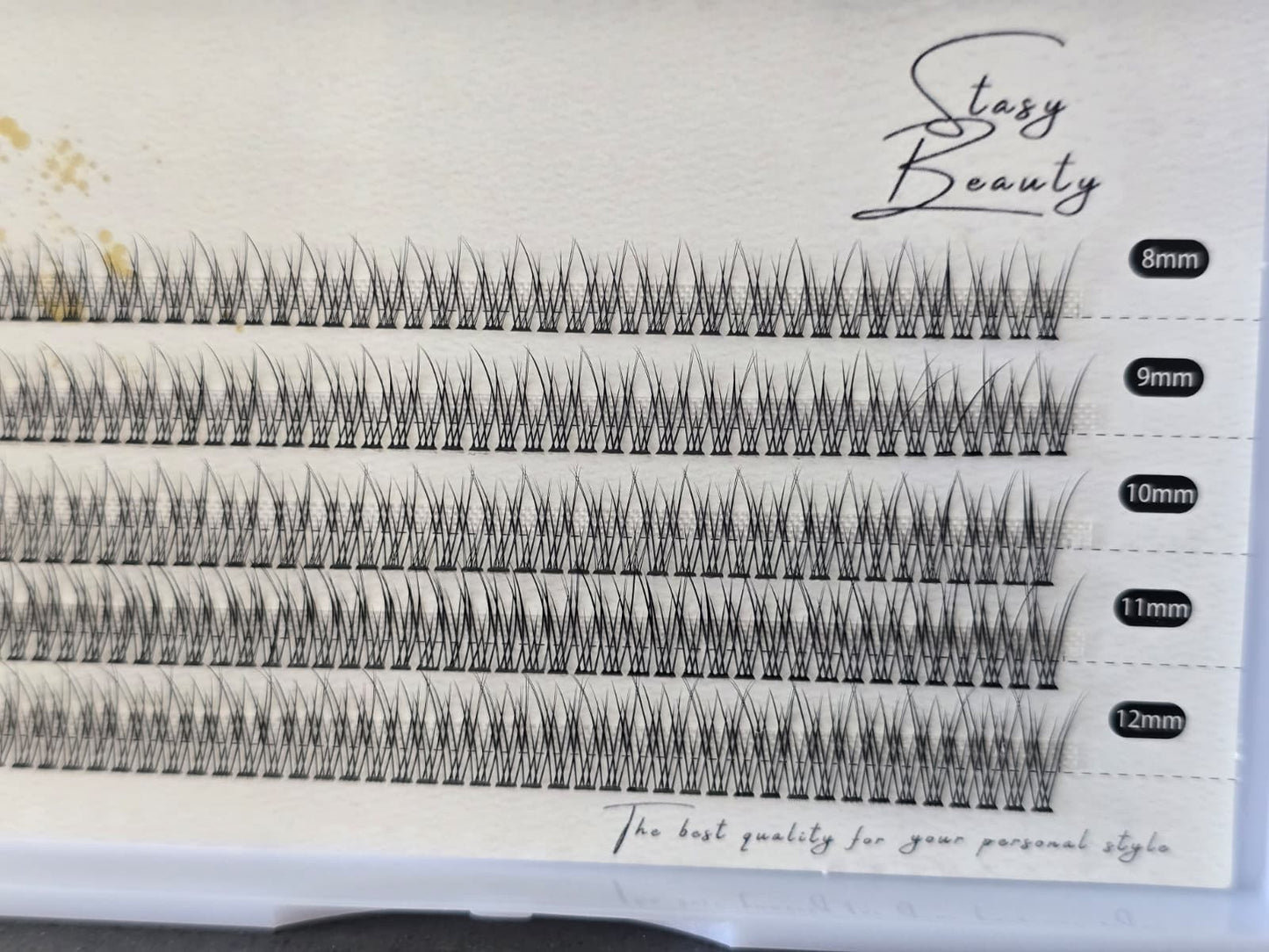 Plateau de faux-cils Stasy Beauty Fairy+ Fishtail de longueurs variées – 8 mm à 11 mm