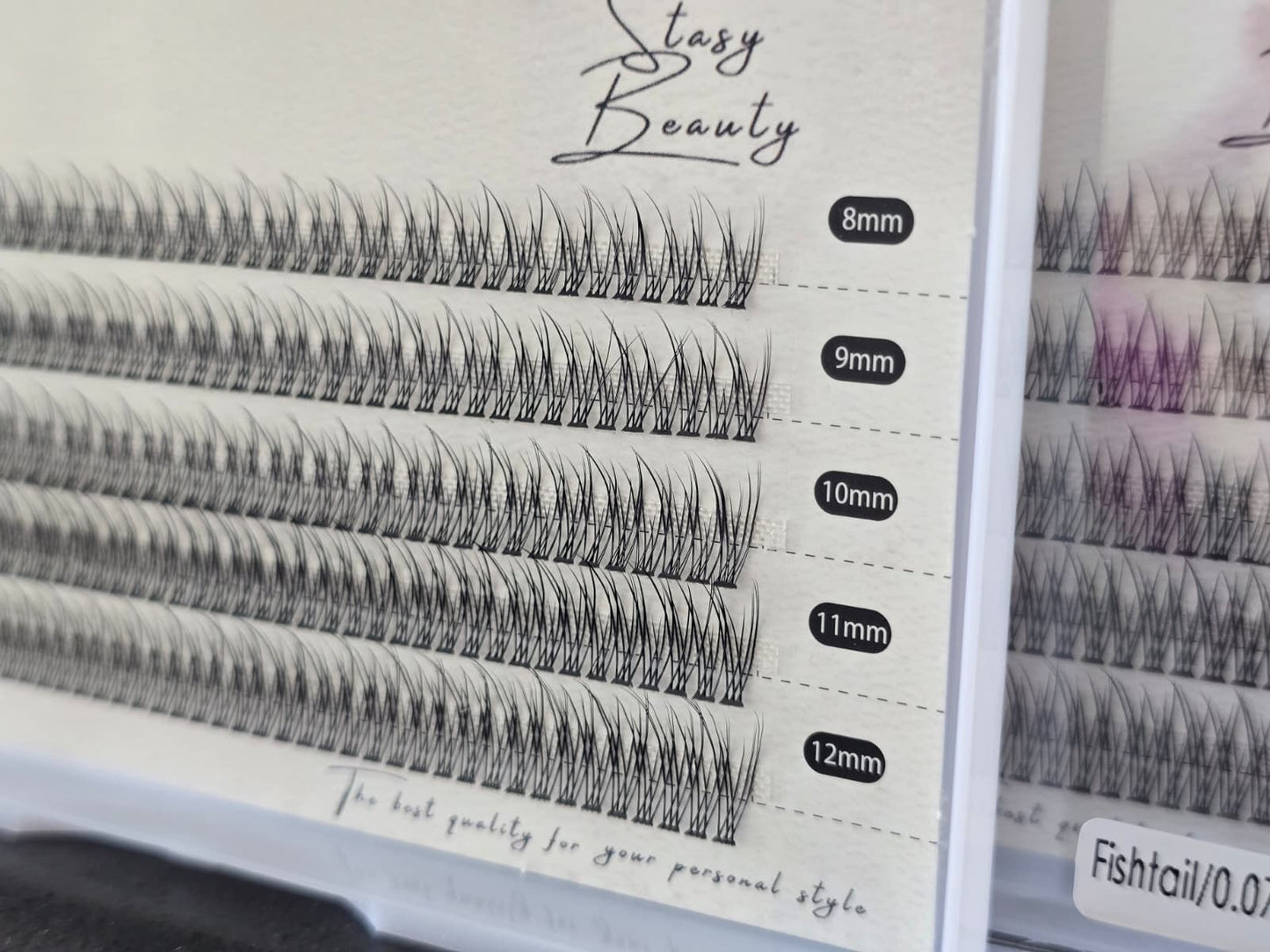 Plateau de faux-cils Stasy Beauty Fairy+ Fishtail de longueurs variées – 8 mm à 11 mm