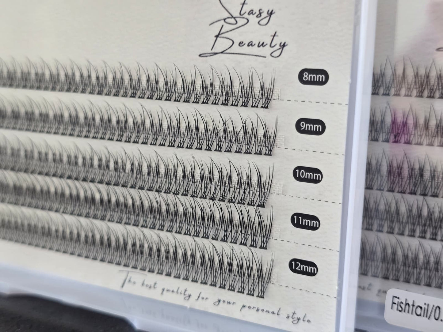Plateau de faux-cils Stasy Beauty Fairy+ Fishtail de longueurs variées – 8 mm à 11 mm